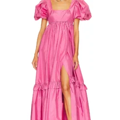 LoveShackFancy ROBE DOUTZEN Powder Pink