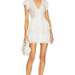 LoveShackFancy ROBE KINDLER Antique White