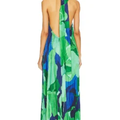 ROBE DE SOIRÉE OPERA Capri Print Green -Pas Cher Tendricia Magasin LIDR WD71 V3