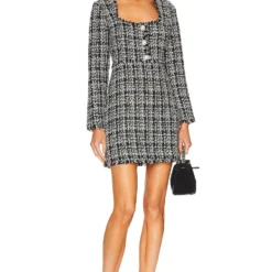 LIKELY ROBE COURTE ROBIN Black & Blue Multi