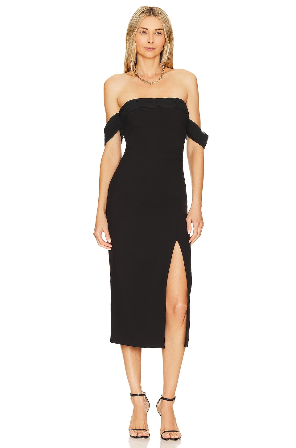 LIKELY ROBE MIDI PAZ Black