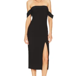 LIKELY ROBE MIDI PAZ Black 10 LIKELY ROBE MIDI PAZ Black -Pas Cher Tendricia Magasin LIKR WD681 V1 2