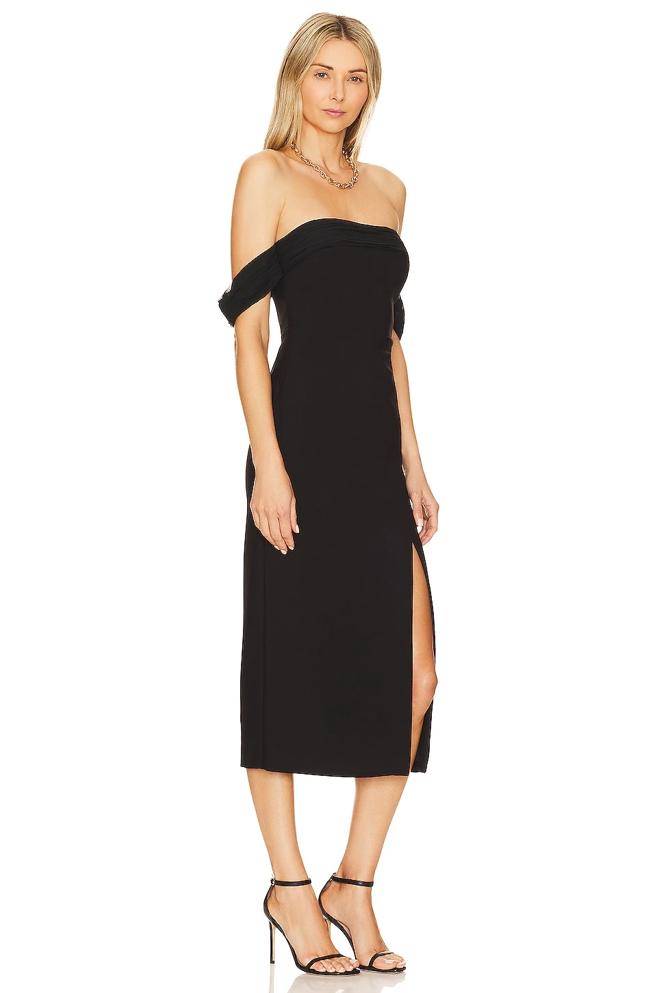LIKELY ROBE MIDI PAZ Black 4 LIKELY ROBE MIDI PAZ Black – Image 2