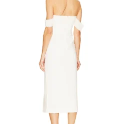 LIKELY ROBE MIDI PAZ White -Pas Cher Tendricia Magasin LIKR WD682 V3