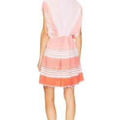 ROBE COURTE ENCOLURE PLONGEANTE ESHAL Tangerine -Pas Cher Tendricia Magasin LMLM WD94 V3