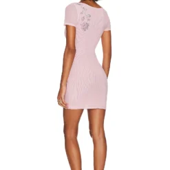 ROBE MARIANA Pastel Pink -Pas Cher Tendricia Magasin LOBR WD1 V3