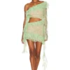 ROBE RAMONA Pale Green 2 ROBE RAMONA Pale Green -Pas Cher Tendricia Magasin LOBR WD3 V1