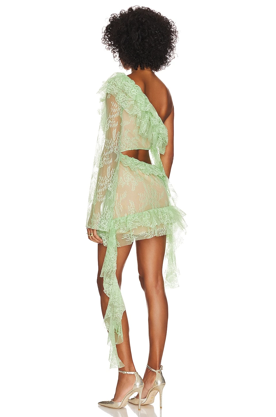ROBE RAMONA Pale Green 5 ROBE RAMONA Pale Green – Image 3