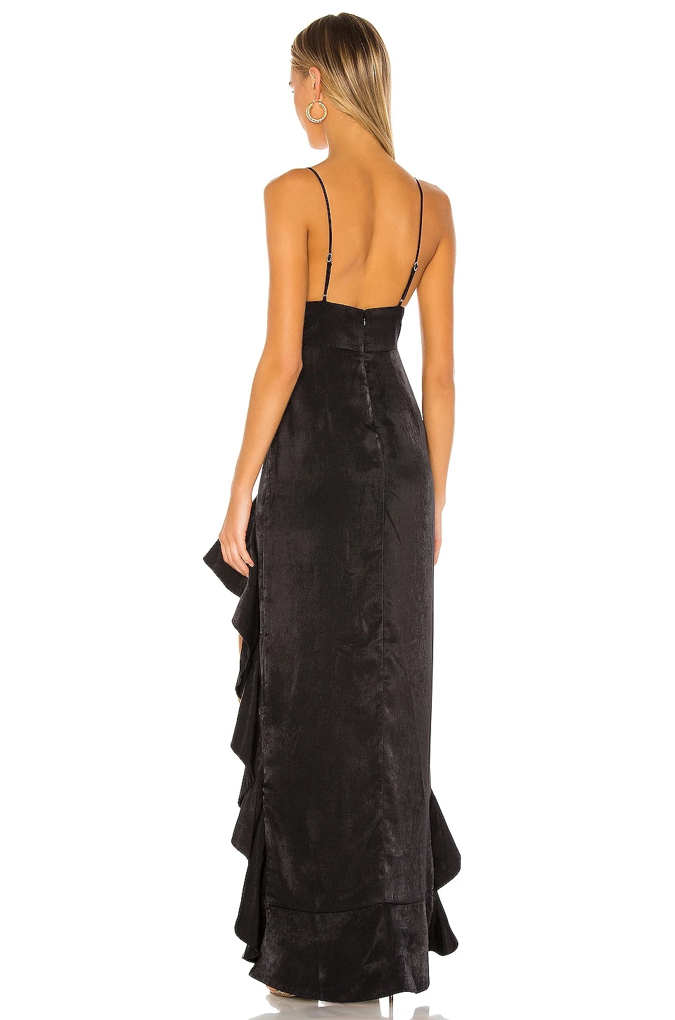 ROBE DE SOIRÉE AAHMANI Black 5 ROBE DE SOIRÉE AAHMANI Black – Image 3