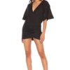 ROBE COURTE THAYLISE Black 2 ROBE COURTE THAYLISE Black -Pas Cher Tendricia Magasin LOVF WD2728 V1