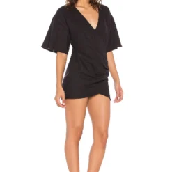 ROBE COURTE THAYLISE Black -Pas Cher Tendricia Magasin LOVF WD2728 V2