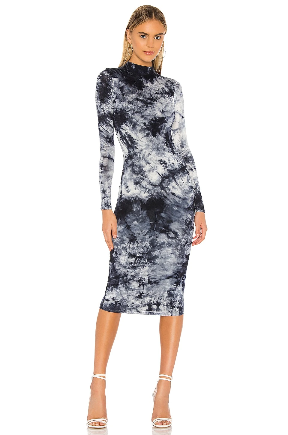 ROBE IVANNA Indigo Blue Tie Dye 3 ROBE IVANNA Indigo Blue Tie Dye