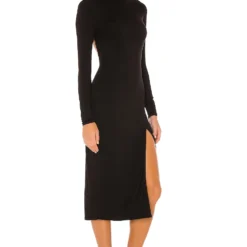 ROBE MI-LONGUE GIGI Black 8 ROBE MI-LONGUE GIGI Black -Pas Cher Tendricia Magasin LOVF WD2811 V3