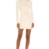ROBE COURTE GISELE Cream -Pas Cher Tendricia Magasin LOVF WD2987 V1