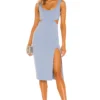 ROBE MI-LONGUE TITUS Baby Blue -Pas Cher Tendricia Magasin LOVF WD3065 V1
