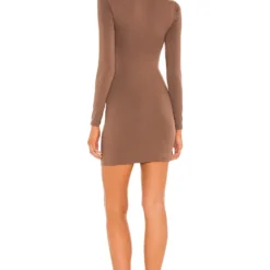 ROBE COURTE MIKKA Brown -Pas Cher Tendricia Magasin LOVF WD3111 V3