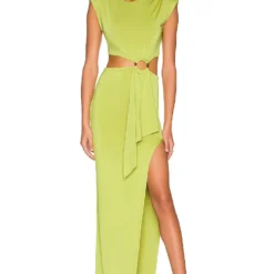 ROBE ENCORE Chartreuse Green