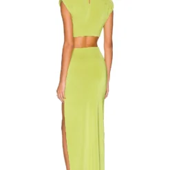 ROBE ENCORE Chartreuse Green -Pas Cher Tendricia Magasin LOVF WD3271 V3