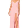 ROBE DE SOIRÉE CASSIE Pink 1 ROBE DE SOIRÉE CASSIE Pink -Pas Cher Tendricia Magasin LOVF WD3368 V1