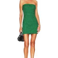 ROBE AVERY Green & Black -Pas Cher Tendricia Magasin LOVF WD3480 V4