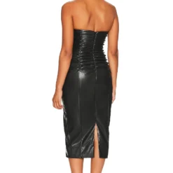 ROBE MI-LONGUE SPENCER Black -Pas Cher Tendricia Magasin LOVF WD3513 V3