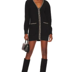 ROBE CARDIGAN NORINA Black