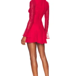 ROBE PHOEBE Strawberry Red 9 ROBE PHOEBE Strawberry Red -Pas Cher Tendricia Magasin LOVF WD3554 V3