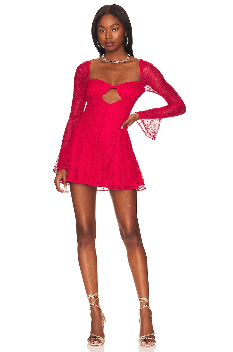 ROBE PHOEBE Strawberry Red 6 ROBE PHOEBE Strawberry Red – Image 4