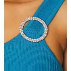 ROBE SARETHA Bright Blue 9 ROBE SARETHA Bright Blue -Pas Cher Tendricia Magasin LOVF WD3624 V4