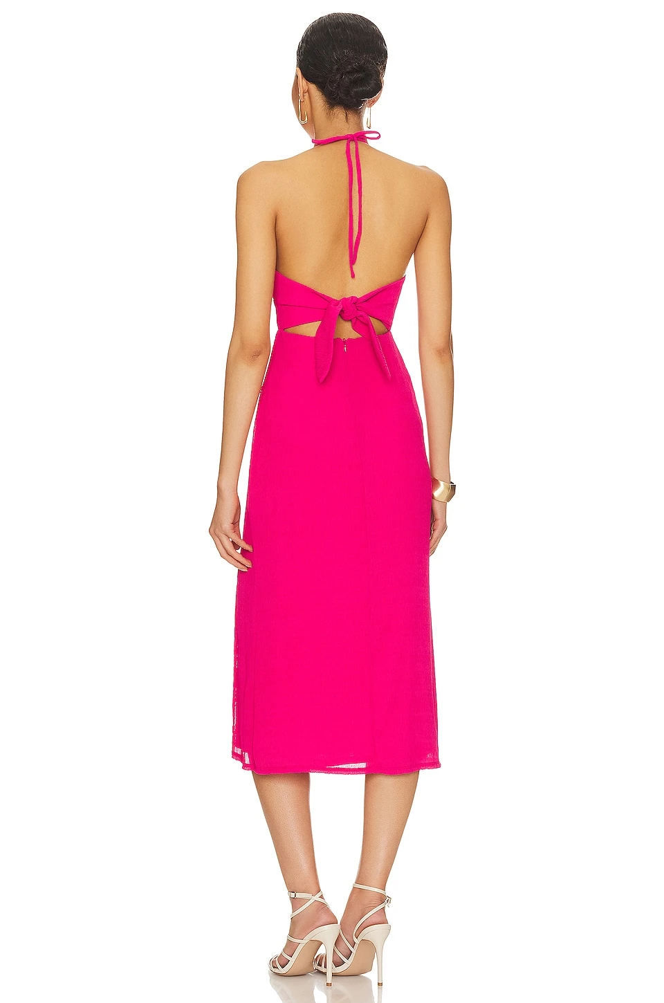 ROBE MYAH Hot Pink 5 ROBE MYAH Hot Pink – Image 3
