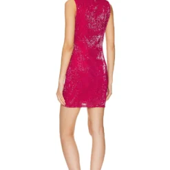 ROBE SELMA Magenta Pink -Pas Cher Tendricia Magasin LOVF WD3696 V3