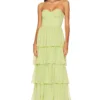 ROBE DE SOIRÉE HATTIE Green -Pas Cher Tendricia Magasin LOVF WD3710 V1