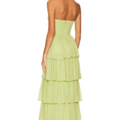 ROBE DE SOIRÉE HATTIE Green -Pas Cher Tendricia Magasin LOVF WD3710 V3