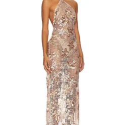 ROBE DE SOIRÉE XENIA Champagne 7 ROBE DE SOIRÉE XENIA Champagne -Pas Cher Tendricia Magasin LOVF WD3755 V2