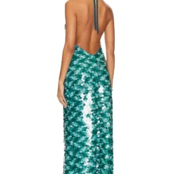 ROBE DE SOIRÉE NEFELI Aqua Blue -Pas Cher Tendricia Magasin LOVF WD3761 V3