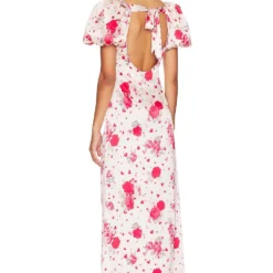 ROBE MARYANA Red & Pink Floral 7 ROBE MARYANA Red & Pink Floral -Pas Cher Tendricia Magasin LPAR WD728 V3