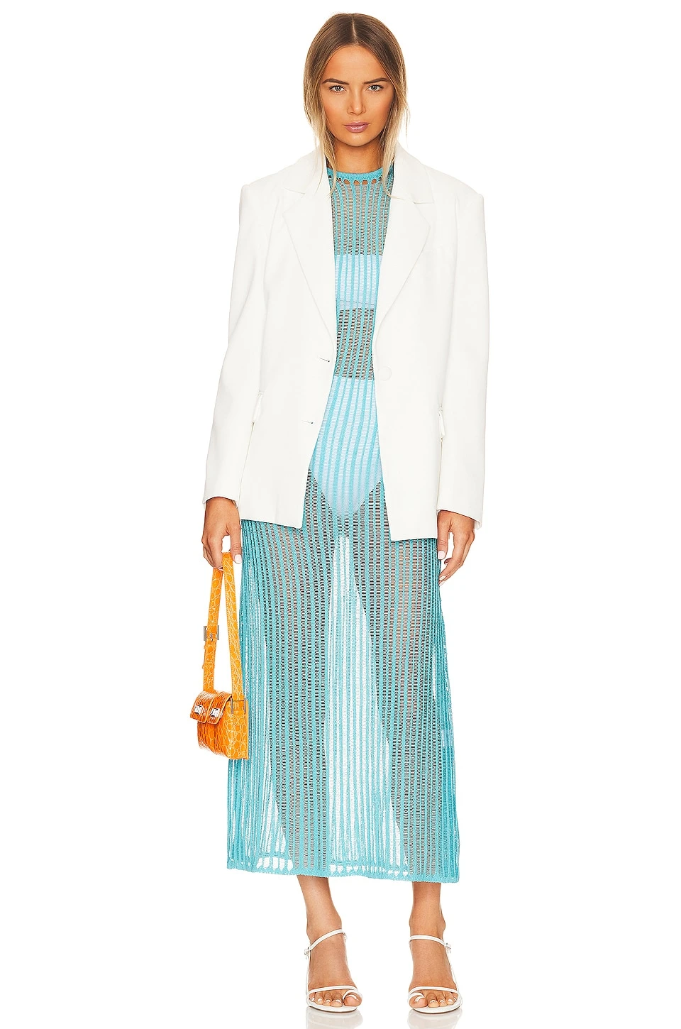 ROBE RYCLEN Aqua Blue 6 ROBE RYCLEN Aqua Blue – Image 4