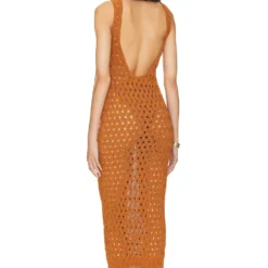 ROBE THEOLA Rust -Pas Cher Tendricia Magasin LPAR WD756 V3