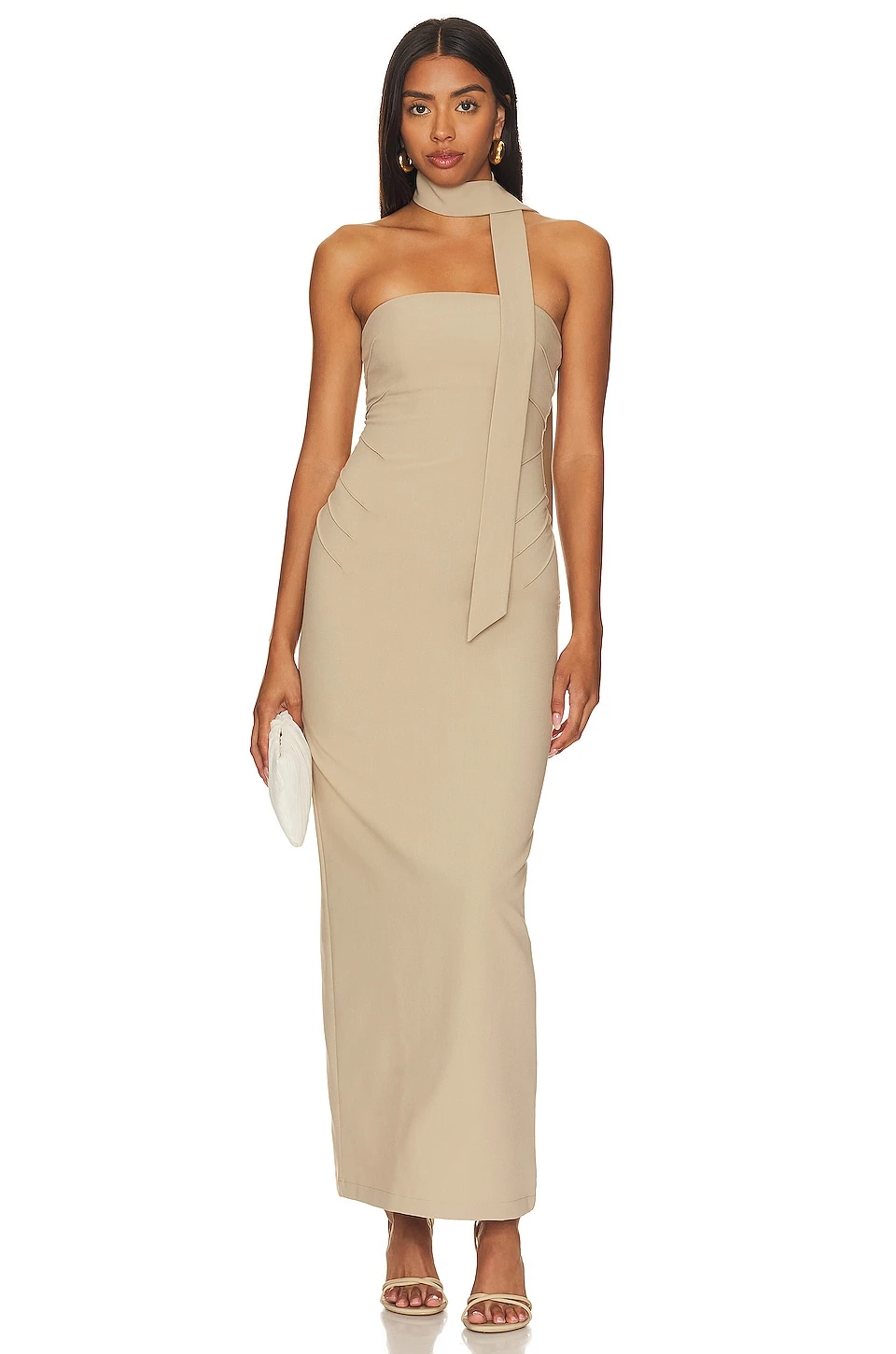 ROBE IDALIA Taupe Sand 3 ROBE IDALIA Taupe Sand