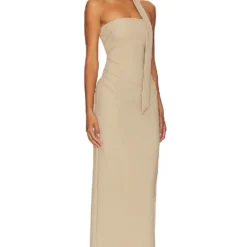 ROBE IDALIA Taupe Sand 8 ROBE IDALIA Taupe Sand -Pas Cher Tendricia Magasin LPAR WD771 V3