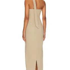 ROBE IDALIA Taupe Sand 9 ROBE IDALIA Taupe Sand -Pas Cher Tendricia Magasin LPAR WD771 V4