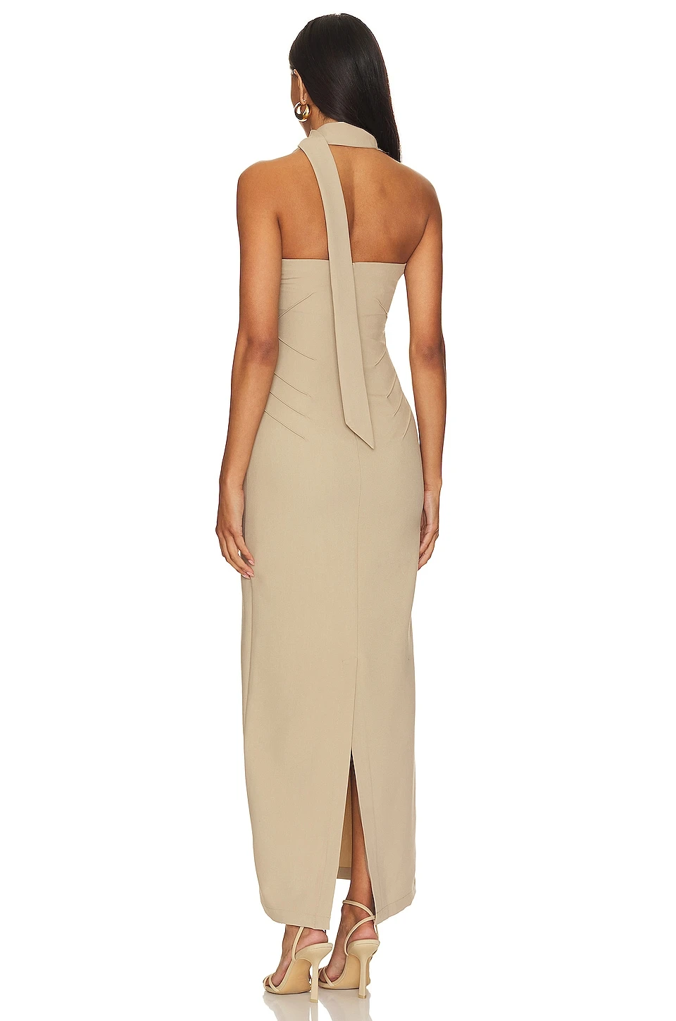 ROBE IDALIA Taupe Sand 6 ROBE IDALIA Taupe Sand – Image 4