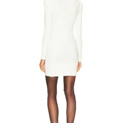 ROBE MATHILDA Oat Milk -Pas Cher Tendricia Magasin MALR WD1035 V3