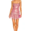 ROBE COURTE GRAZIA Iridescent Pink -Pas Cher Tendricia Magasin MALR WD1072 V1