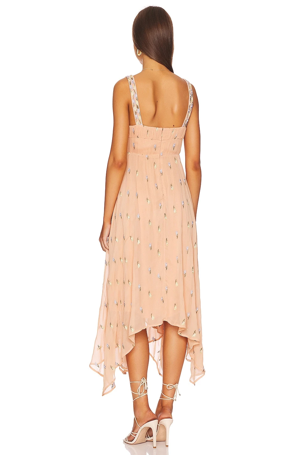 ROBE MI-LONGUE FAIRY Nude Peach 5 ROBE MI-LONGUE FAIRY Nude Peach – Image 3