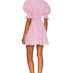 ROBE COURTE ANGELINA Ditsy Pink -Pas Cher Tendricia Magasin MALR WD1153 V3