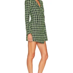 ROBE AVANTI Electric Green Tweed 7 ROBE AVANTI Electric Green Tweed -Pas Cher Tendricia Magasin MALR WD1185 V2