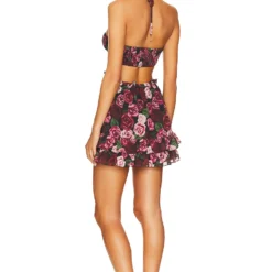 ROBE ROCSI Red Painted Dreams -Pas Cher Tendricia Magasin MALR WD1203 V3