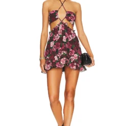 ROBE ROCSI Red Painted Dreams -Pas Cher Tendricia Magasin MALR WD1203 V4