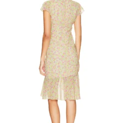 ROBE ELAINE Pink Lemonade Multi -Pas Cher Tendricia Magasin MALR WD1241 V3